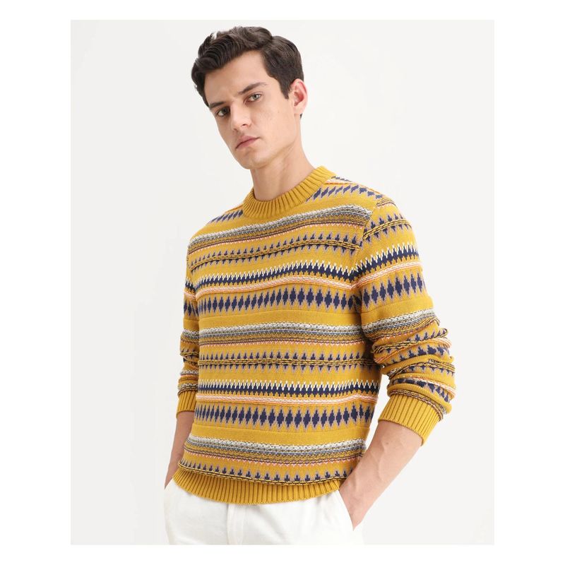 Rare Rabbit Fair Isle Pattern Sweater (S)