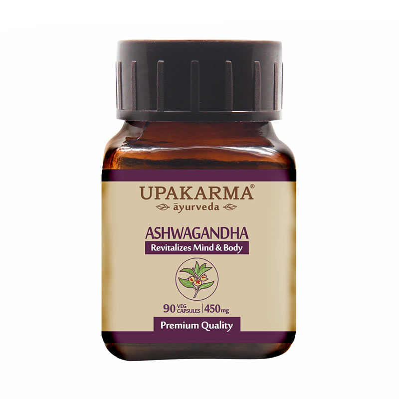 Upakarma Ayurveda Ashwagandha 450gm 90 Veg Capsules Buy Upakarma