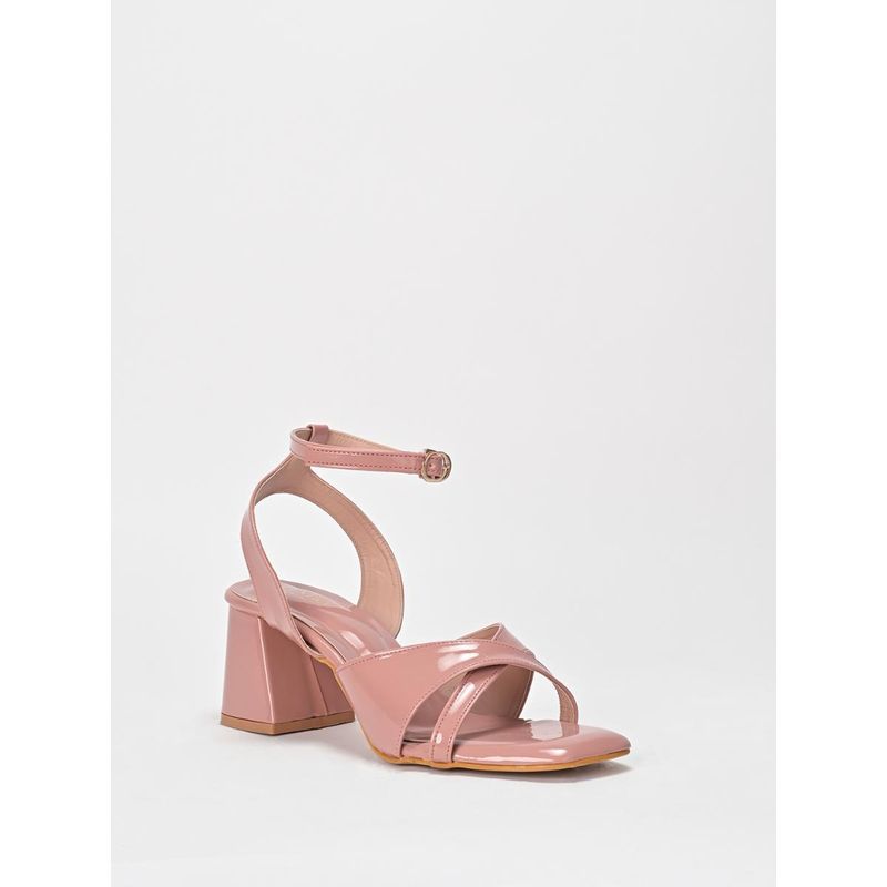 SCENTRA Alicia Nude Block Sandals (EURO 36)