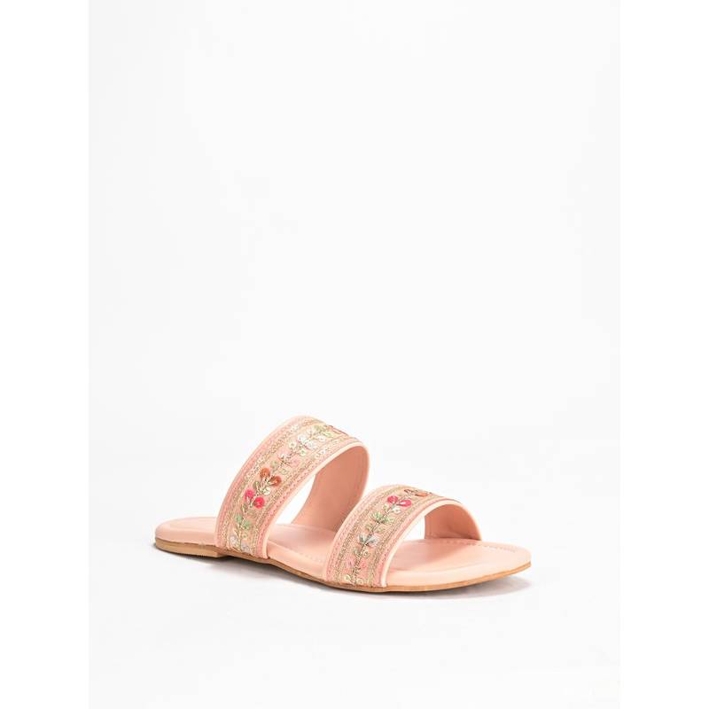 SCENTRA Nora Pink Kolhapuri Flats (EURO 39)