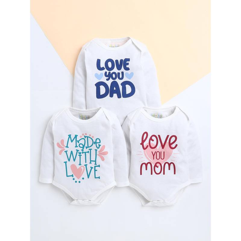 Polka Tots Printed Kids Cotton Full Sleeve Printed Onesies