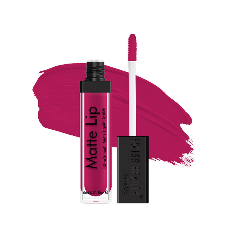 Swiss Beauty Ultra Smooth Matte Liquid Lipstick - 18 Fire Red