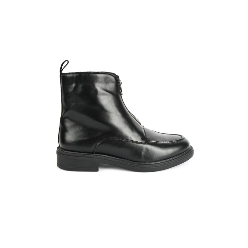 Monkstory Cosmopolitan Zip Up Black Chelsea Boots (UK 12)