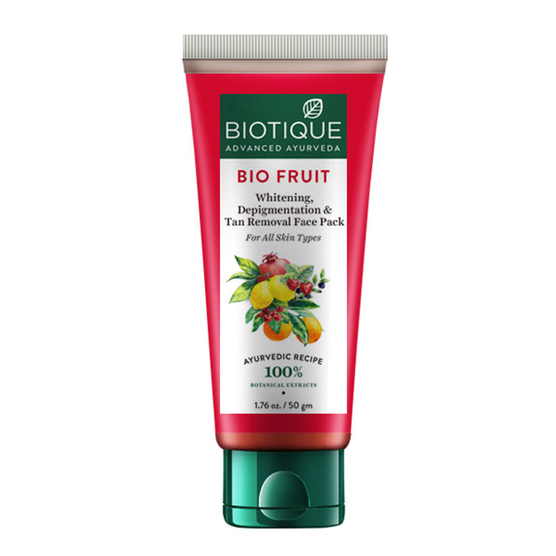 Biotique Bio Fruit Whitening Depigmentation Tan Removal Face Pack Buy Biotique Bio Fruit Whitening Depigmentation Tan Removal Face Pack Online At Best Price In India Nykaa This face pack is packed with excellent benefits for removal of skin tanning.