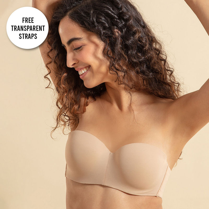 Nykd By Nykaa The Ultimate Multiway Strapless Padded Wired Bra NYB027 Sand (34C)