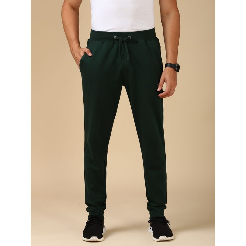 Van Heusen Men Smart Tech and Easy Stain Release Trackpant - Dark Green (M)