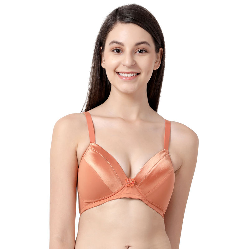 Taabu by Shyaway Everyday Bras - Padded Wirefree Full Coverage - Coral (32C)