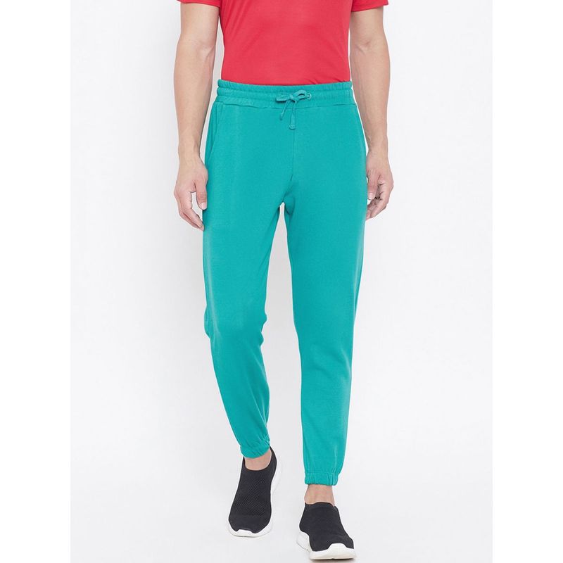 Aesthetic Bodies Men's Solid Jogger - Green (S)