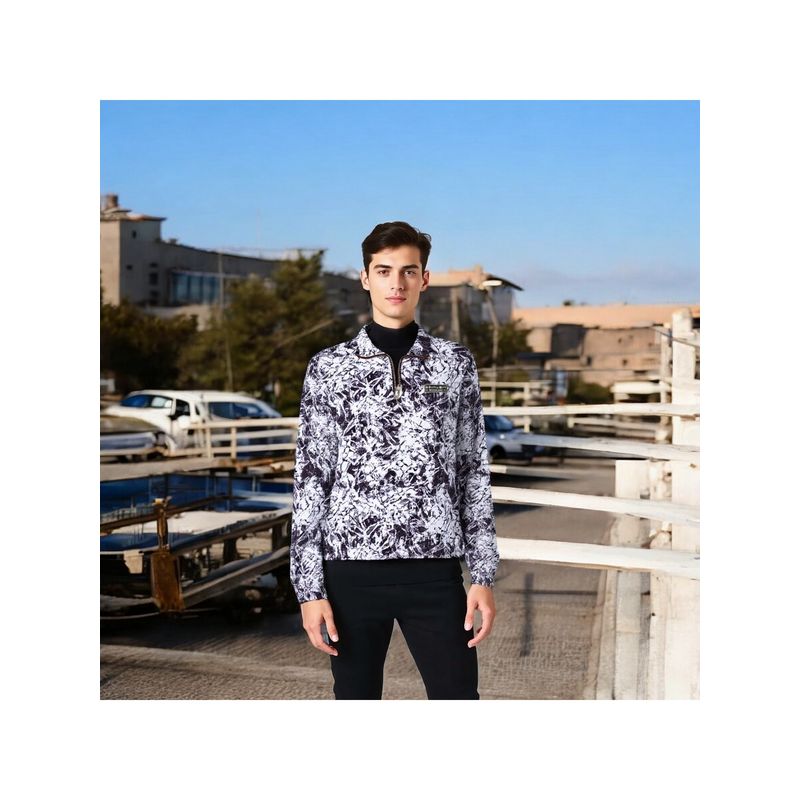 WOODLAND Unisex A Skating Monk Black Fs Pullover Sweatshirt (L)