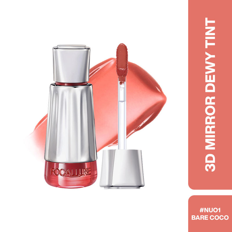 Focallure 3D Mirror Lasting Dewy Lip Tint - Bare Coco