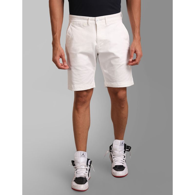 KAZO Stretch Cotton Chinos Shorts White (30)