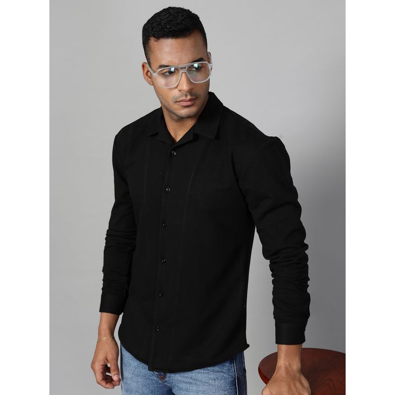 RIGO Men Black Terry Shirt (M)