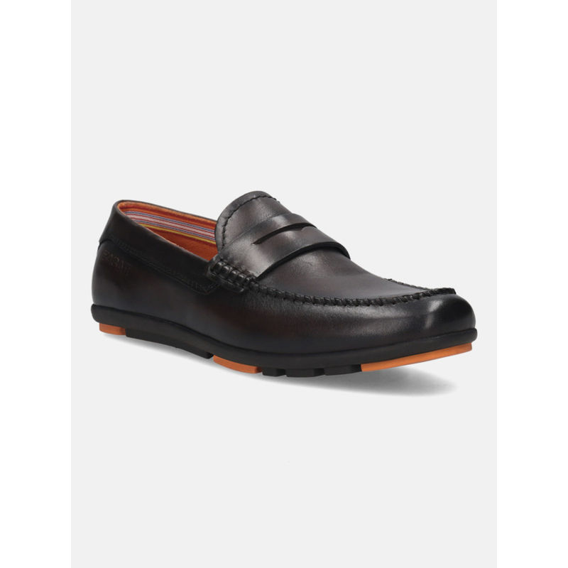 BAGATT Corrado Dark Brown Leather Mens Loafers (EURO 40)