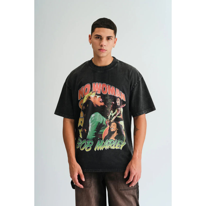 Bonkers Corner No Women No Cry Oversized T-Shirt (XS)