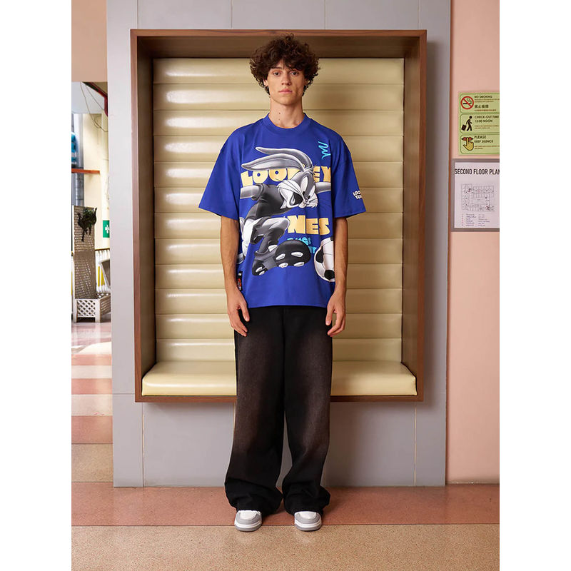 Bonkers Corner Football Bunny Oversized T-shirt (M)