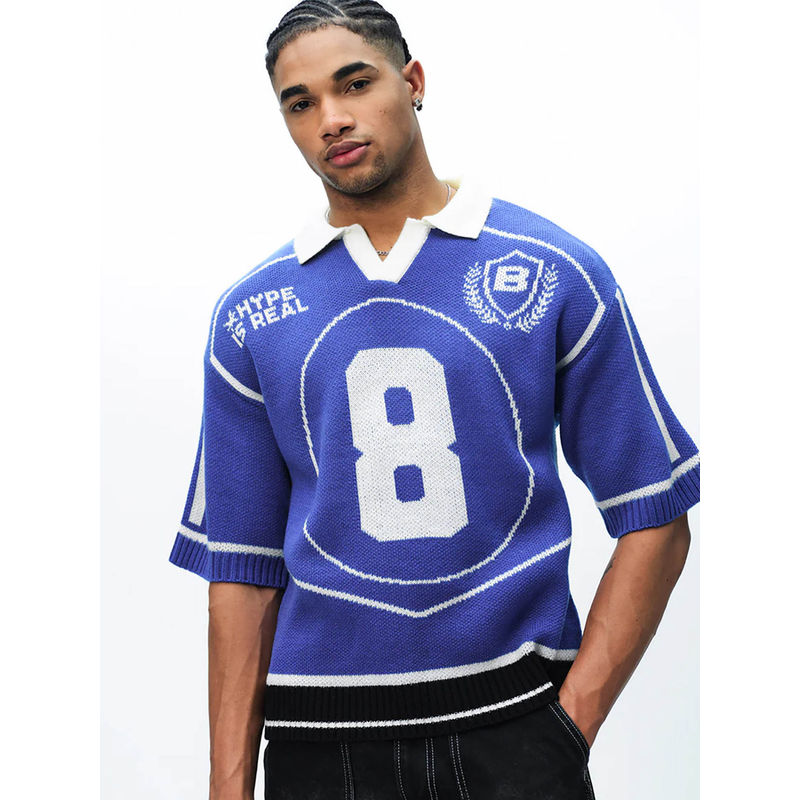 Bonkers Corner Hype Is Real Knit Polo T-shirt (M)