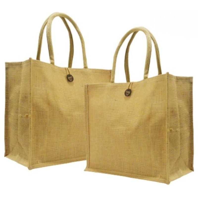 Earth Bags Khaki Shoppers With Loops Pack Of 2 Buy Earth Bags Khaki