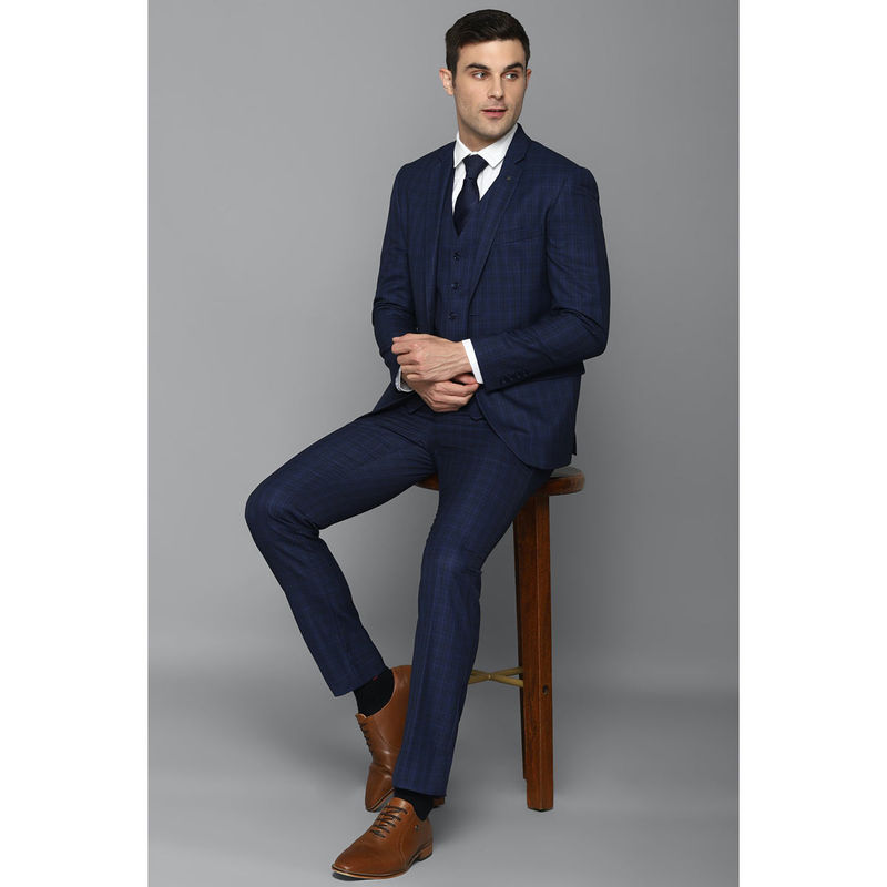 Louis Philippe Navy Three Piece Suit (Set of 3) (44)
