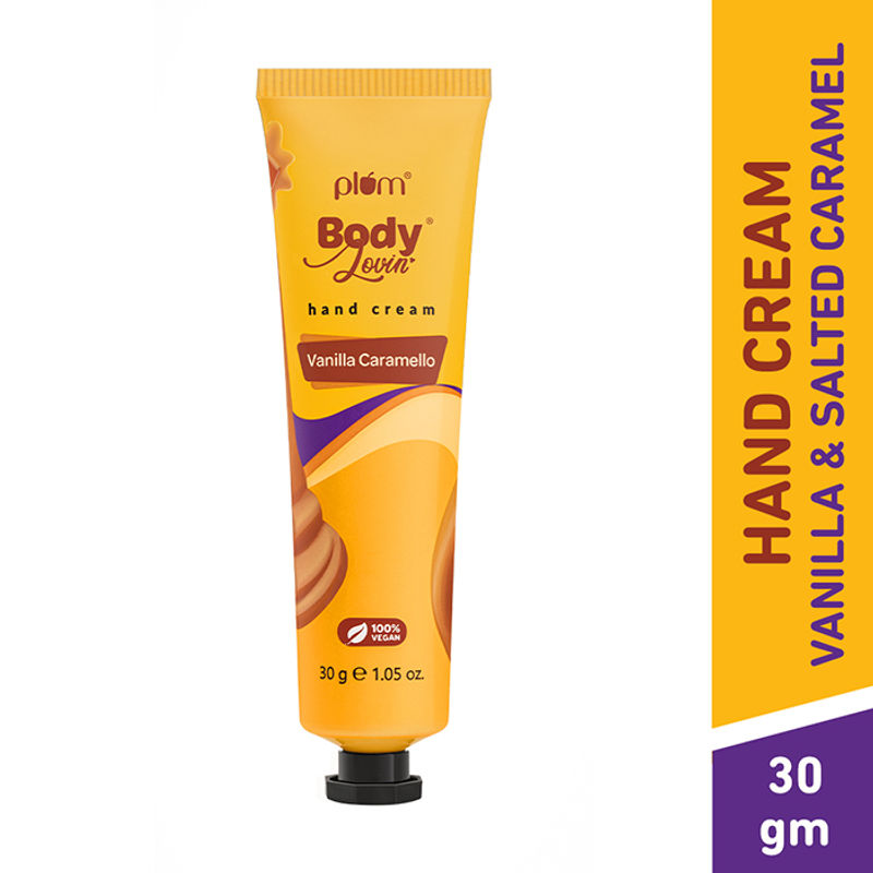 Plum Bodylovin' Vanilla Caramello Hand Cream