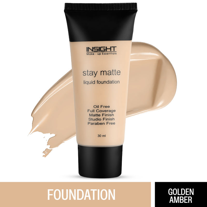 Insight Cosmetics Stay Matte Liquid Foundation - 01 Golden Amber