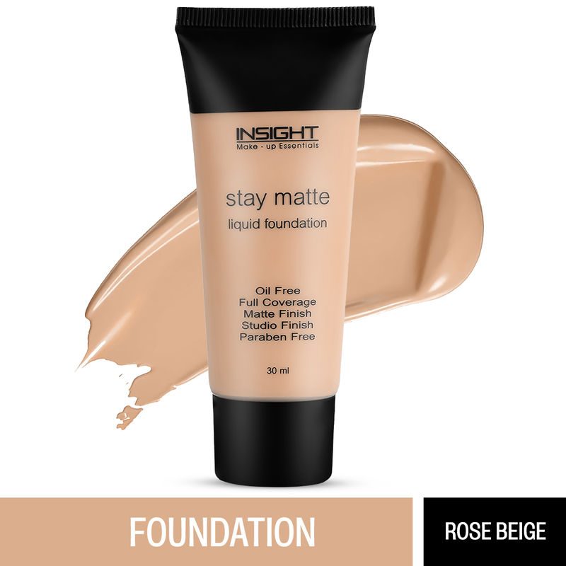 Insight Cosmetics Stay Matte Liquid Foundation - 02 Rose Beige