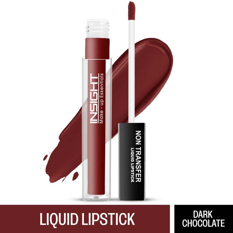 Insight Cosmetics Non Transfer Liquid Lipstick - V9 Dark Chocolate