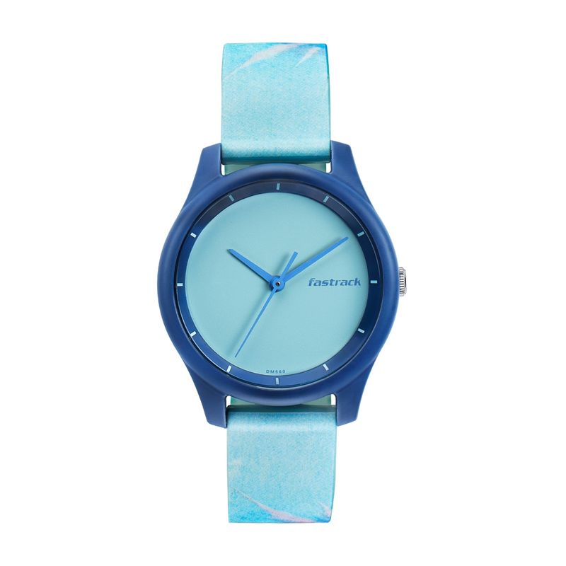 Buy Fastrack Tees Tie Dye 68023Pp08 Blue Dial Analog Watch For