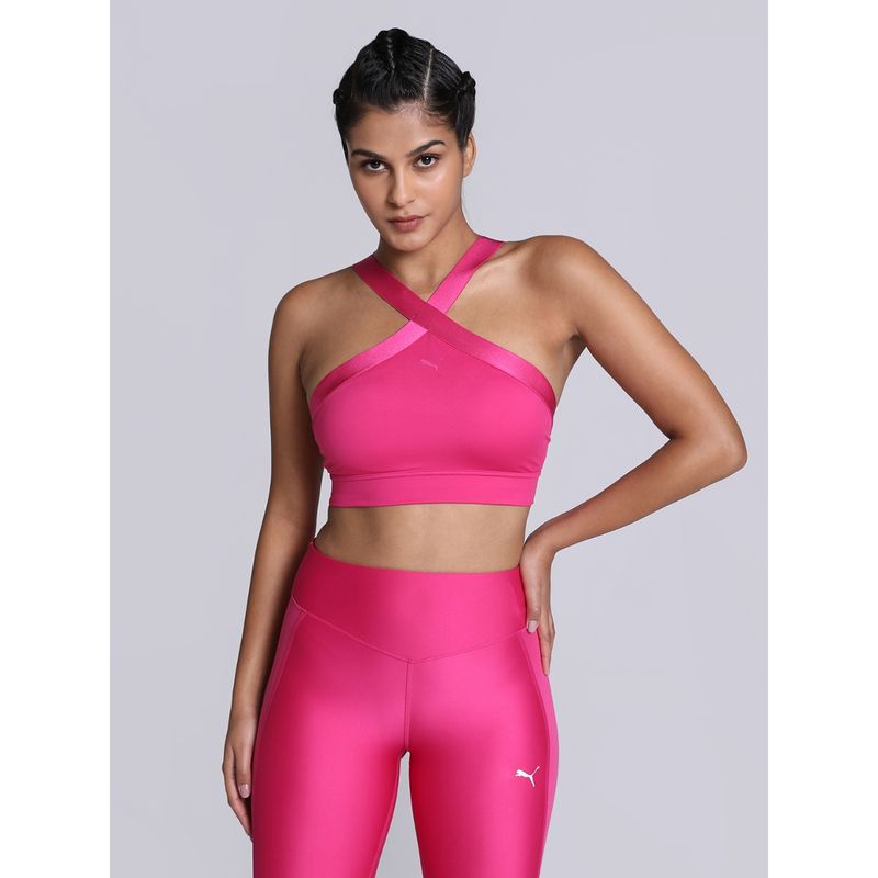 Puma Flawless Sculpt Longline Women Pink Sports Bra Buy Puma Flawless