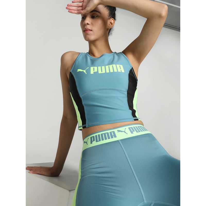 Buy Puma FIT EVERSCULPT Women Blue Crop Top Online