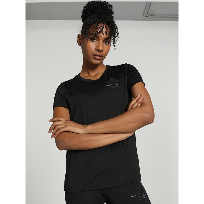 Puma First Mile Women Black TShirt Buy Puma First Mile Women Black TShirt Online at Best