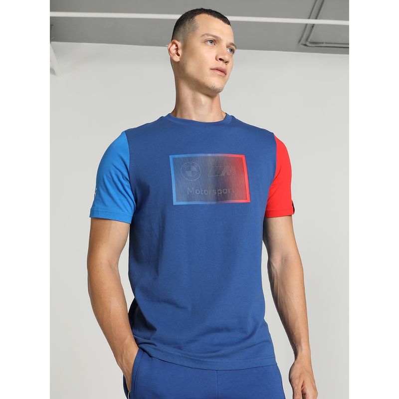 Puma BMW MMS Logo Men Blue T-Shirt (M)
