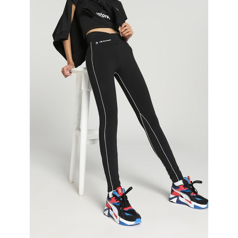 Puma BMW MMS Statement Women Black Tights (XS)