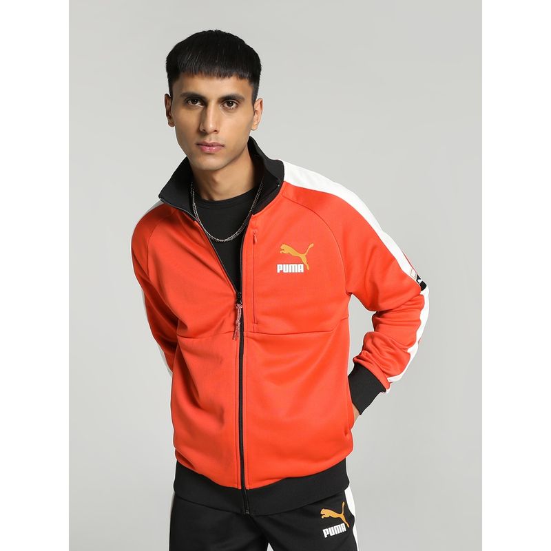 Buy Puma T7 Men Orange Track Jackets Online