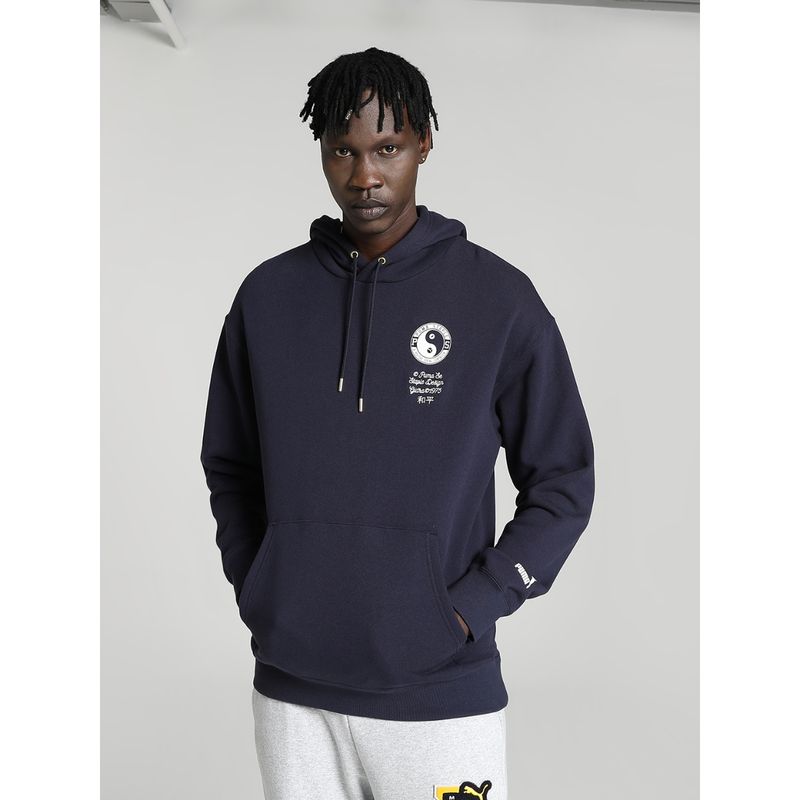 Buy Puma X STAPLE Men Navy Blue Hoodie Online