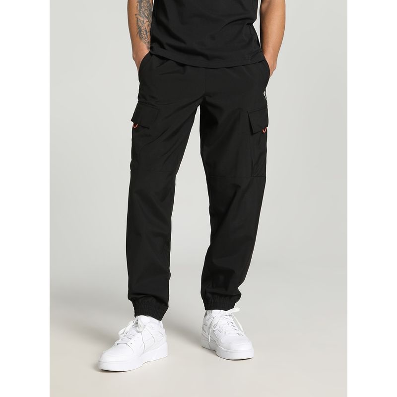Puma OPEN ROAD Cargo Men Black Joggers (L)