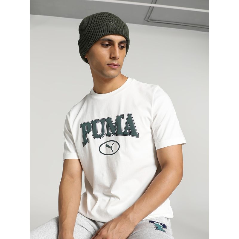 Puma SQUAD Men White T-Shirt (M)