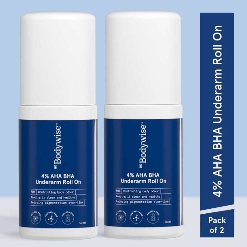 Buy Be Bodywise 4% AHA BHA Underarm Roll On for Odour Prevention ...