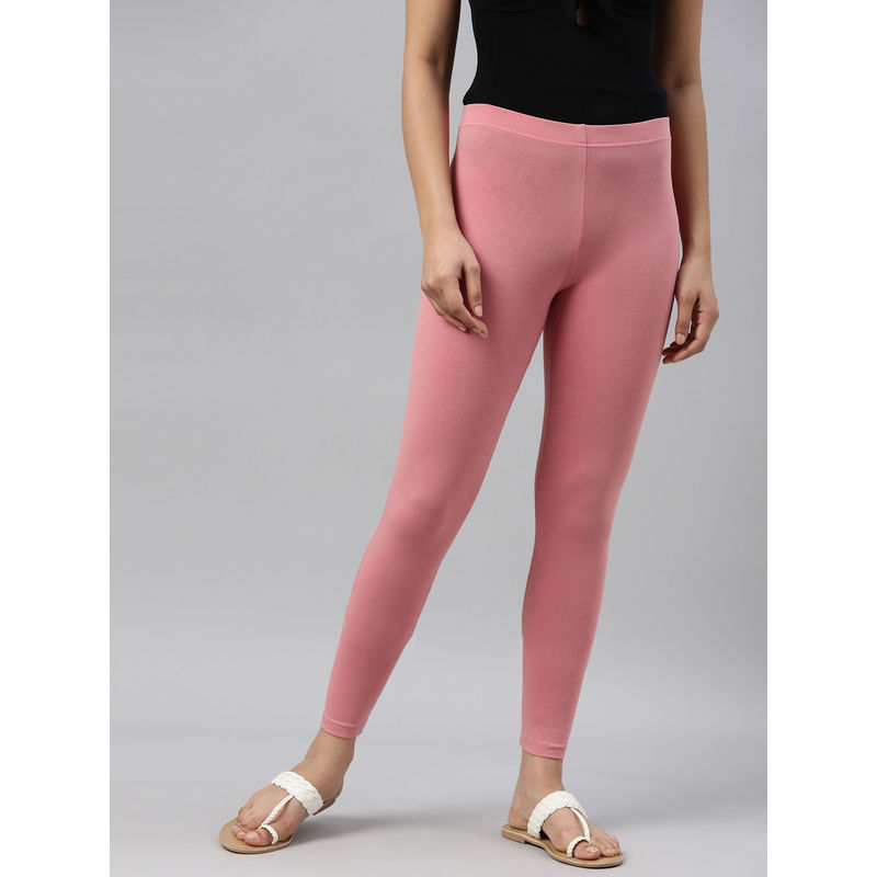 Pink Shibori Luxe Crop Top & Leggings