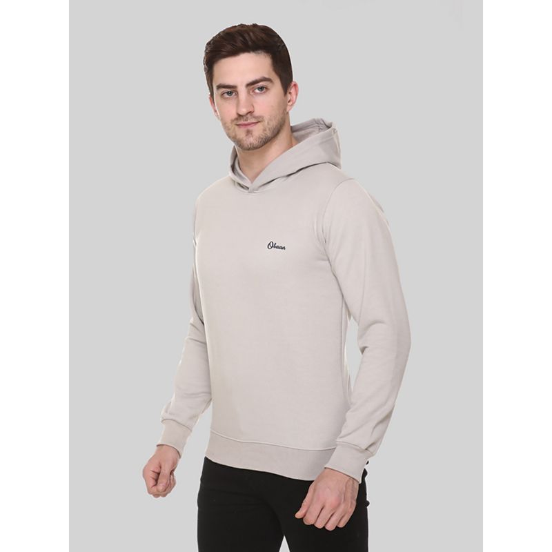 Obaan Men Winter Wear Grey Hoodies (M)