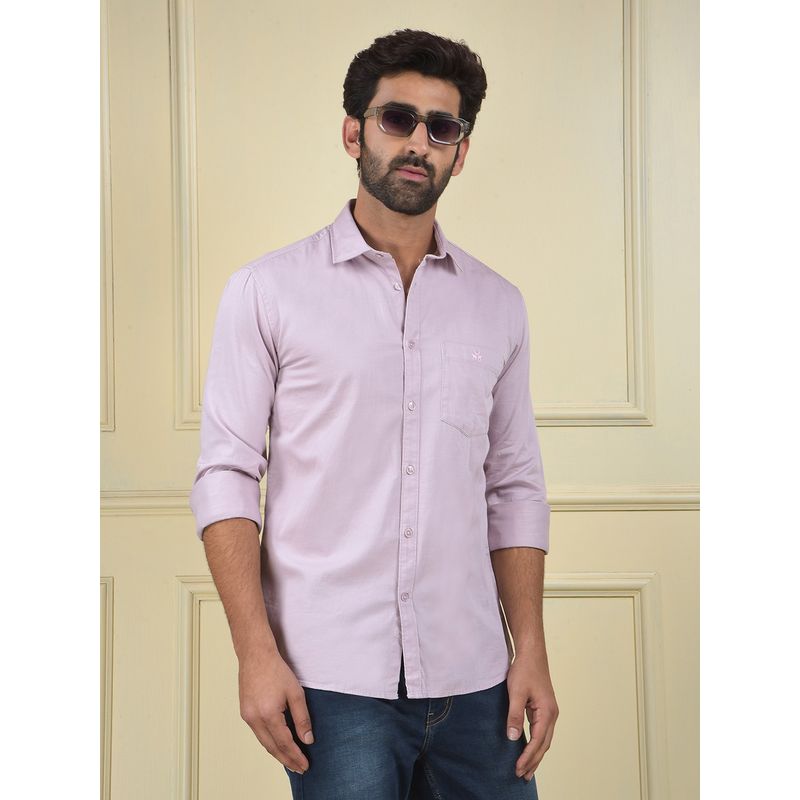 CRIMSOUNE CLUB Men Purple Casual Shirt (M)