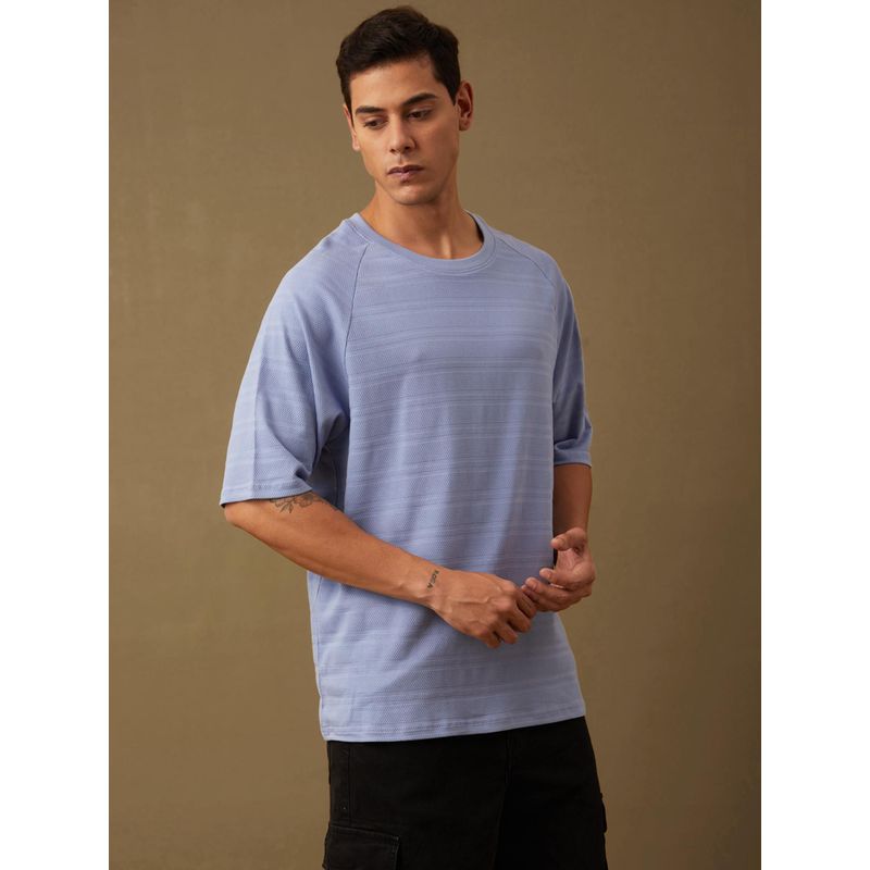 DILLINGER Men Over Sized Purple Raglan T-Shirt (2XL)