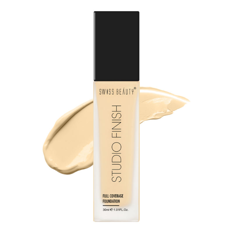 Swiss Beauty Studio Finish Full Coverage Foundation - Ivory Fair