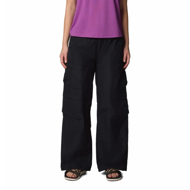 Columbia Women Black Omni-Shield Elevated View Parachute Cargo Pant (L)