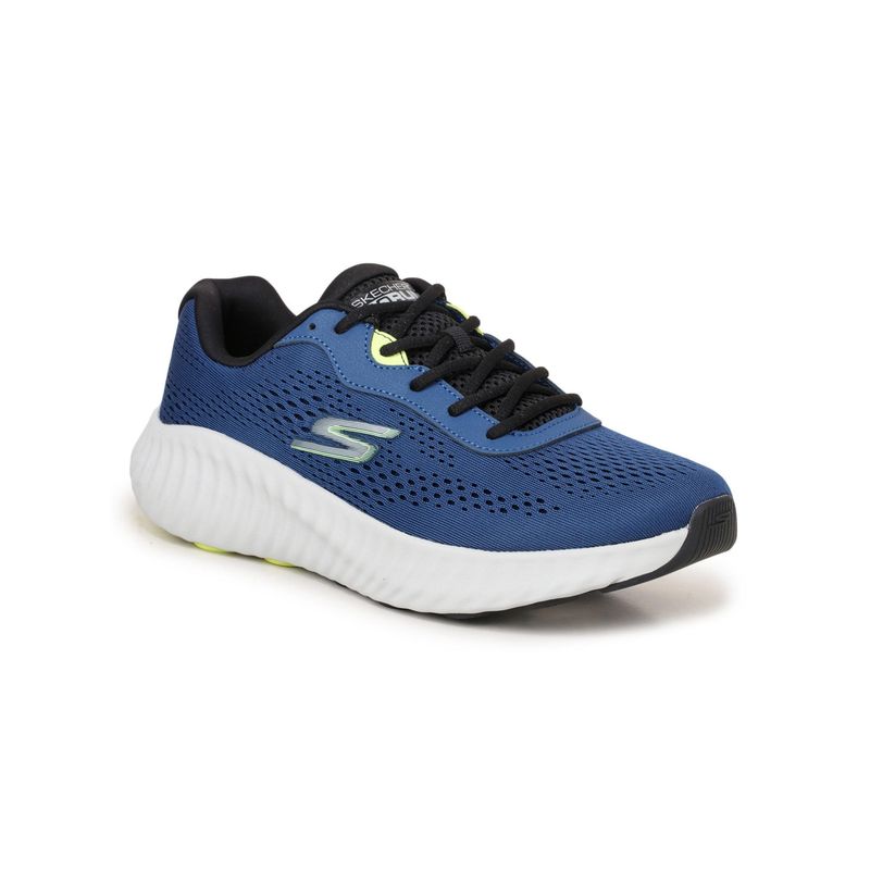 SKECHERS GO RUN NOW - LIGHTDRIVE Navy Blue Running Shoes (UK 9)