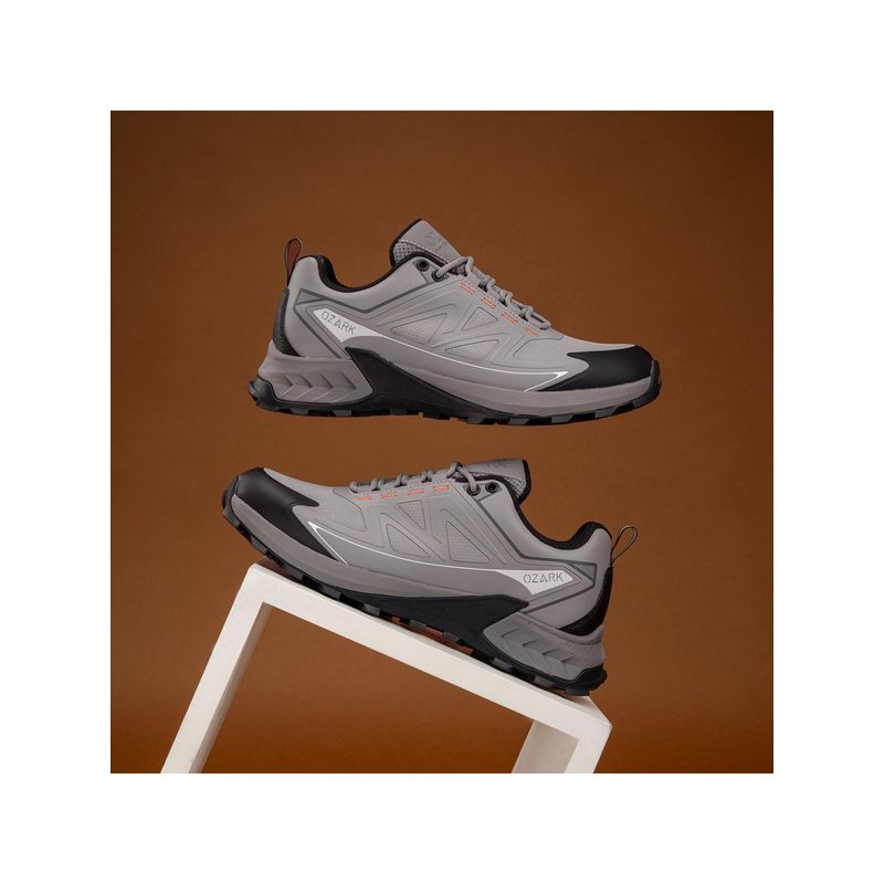 Red Tape Men Grey Ozark Trekking Shoes (UK 6)