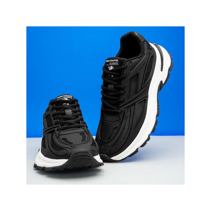 Red Tape Women Black Walking Shoes (UK 4)