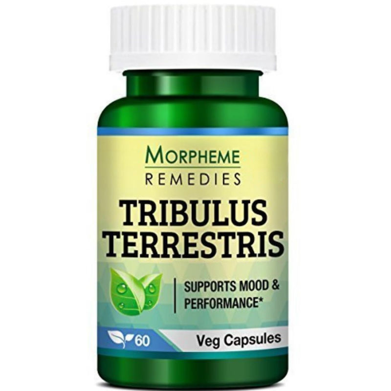 Morpheme Remedies Tribulus Terrestris Capsules -Supports Mood & Performance Gokshura Extract - 500mg Extract