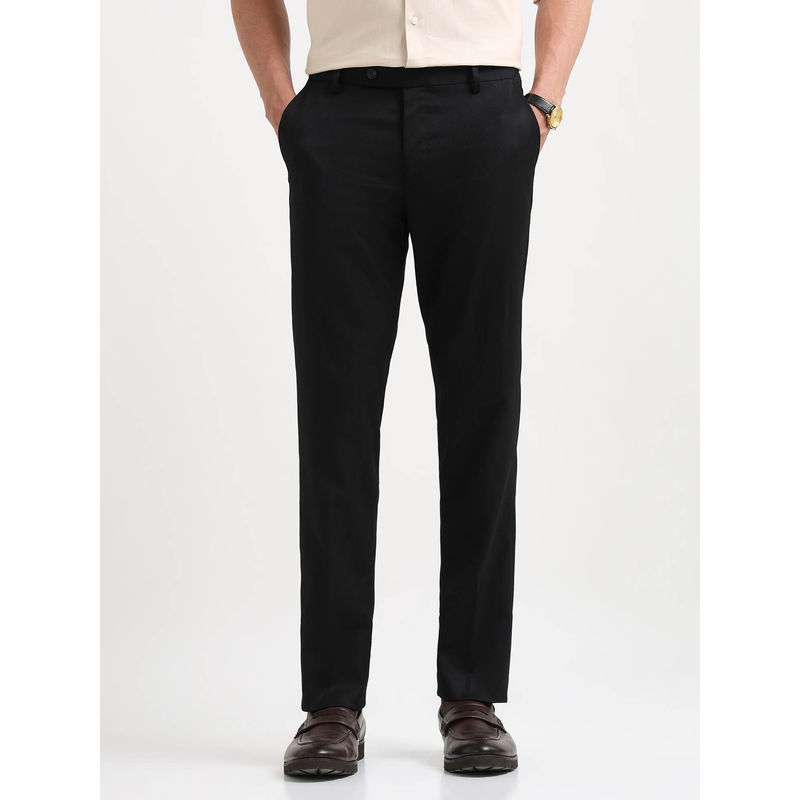 Arrow Men's Textured Straight Fit Trouser (32)