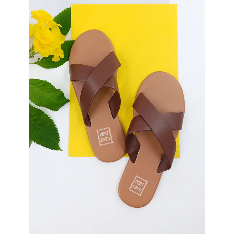 Postcard Solid Brown Flats (EURO 36)