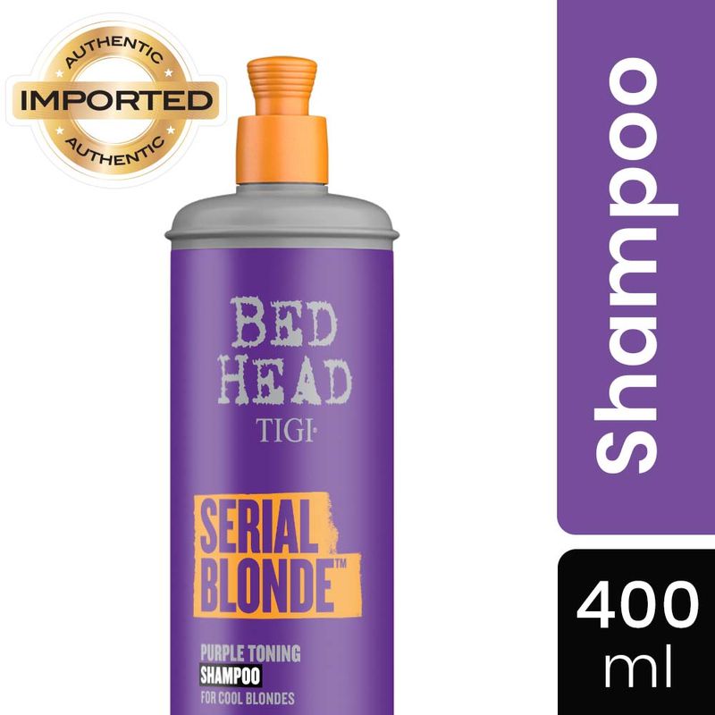 Buy Tigi Bed Head Serial Blonde Purple Toning Shampoo For Cool Blonde